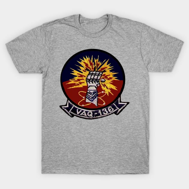 VAQ-136 Gauntlets Crest T-Shirt by Spacestuffplus